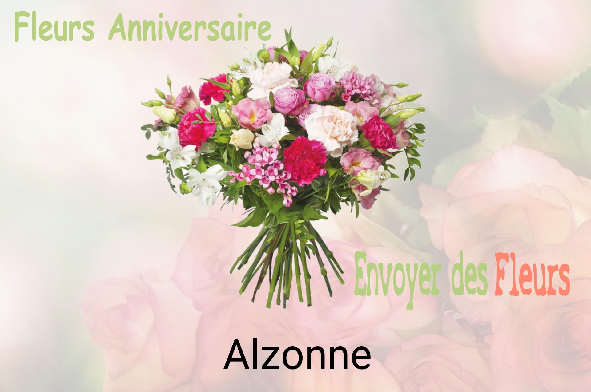 Bouquet de fleurs d’anniversaire livré à Alzonne