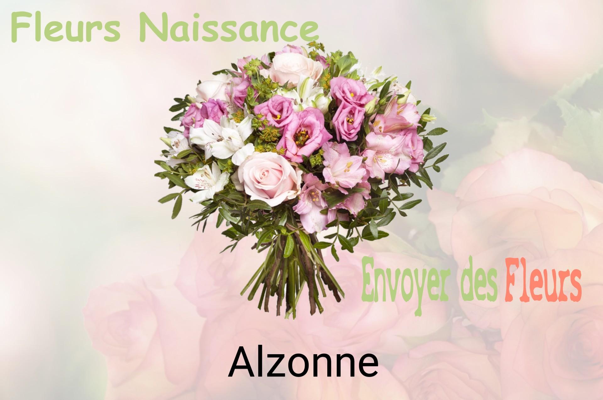 Bouquet de fleurs de naissance livré à Alzonne